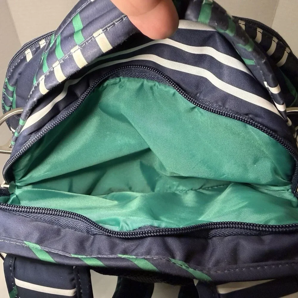 JuJuBe Be Right Back BRB Backpack Diaper Bag Providence Coastal EUC